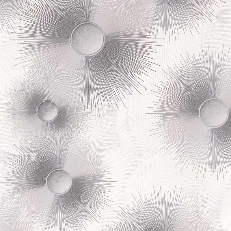 Papier peint intissé ELLE DECORATION ELLEN coloris argent