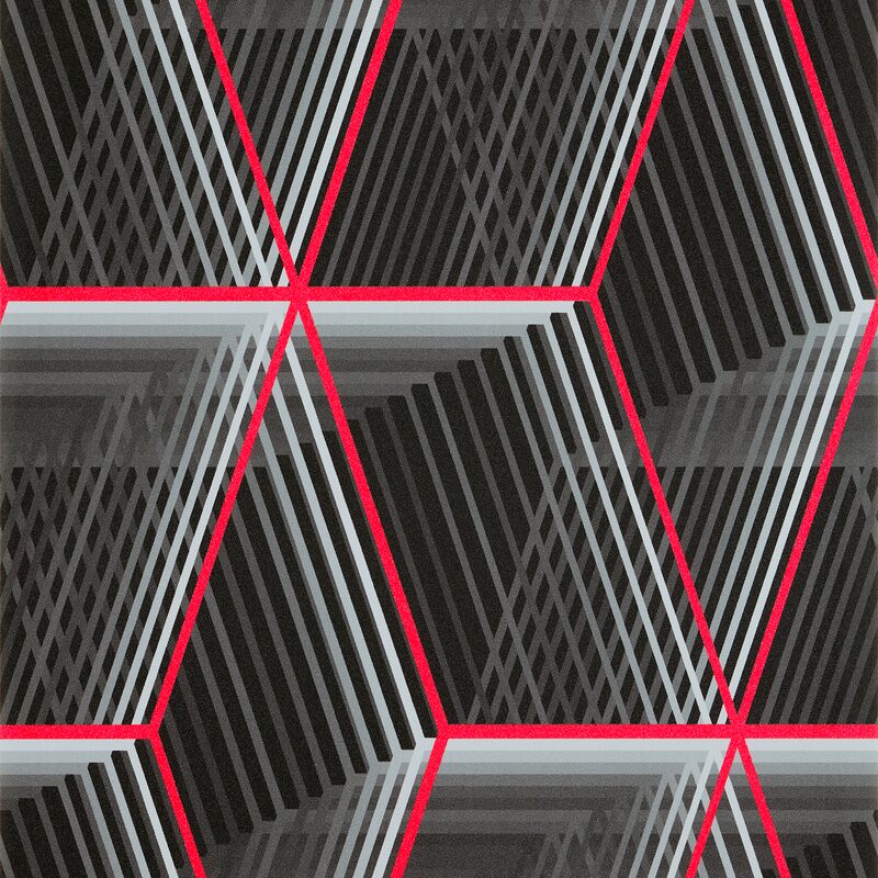 Papier peint intissé ASHTON coloris noir