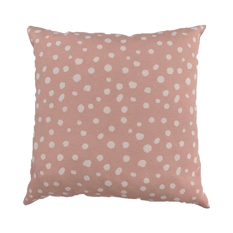 Coussin DOWT coloris rose poudré 40 x 40 cm