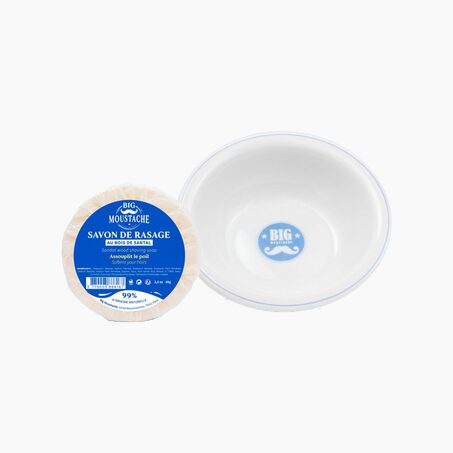 Big Moustache Soin barbe BOL ET SAVON DE RASAGE