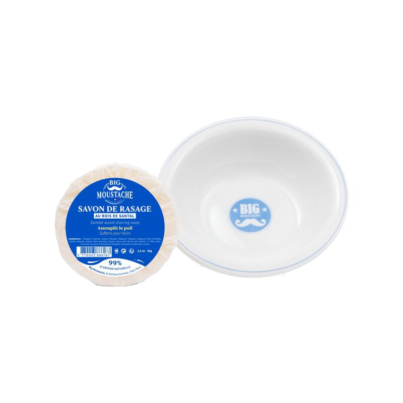 Accessoire de toilette BOL ET SAVON DE RASAGE