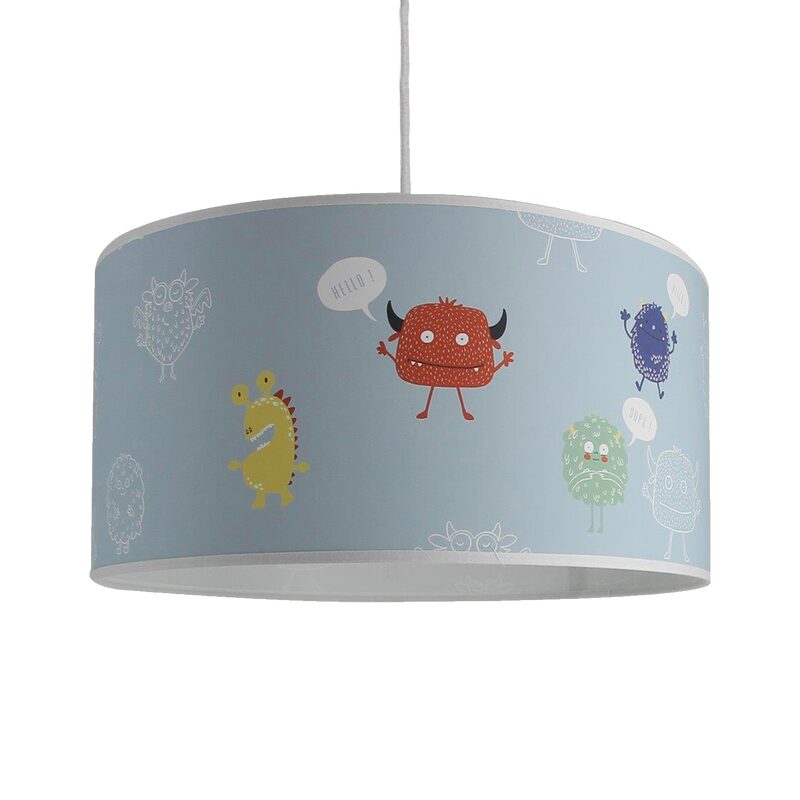 Suspension CUTE MONSTER coloris multicolore 19 x 39 cm