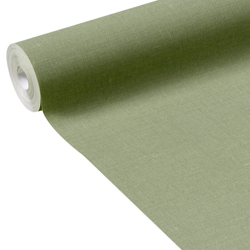Papier peint intissé LAZY coloris kaki clair