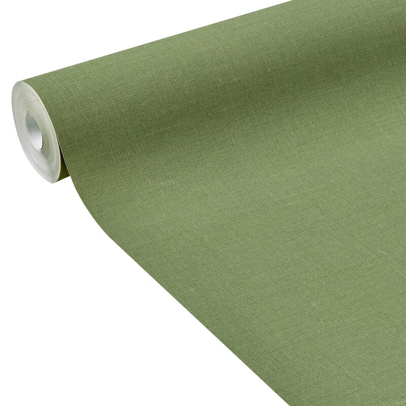 Papier peint intissé LAZY coloris kaki