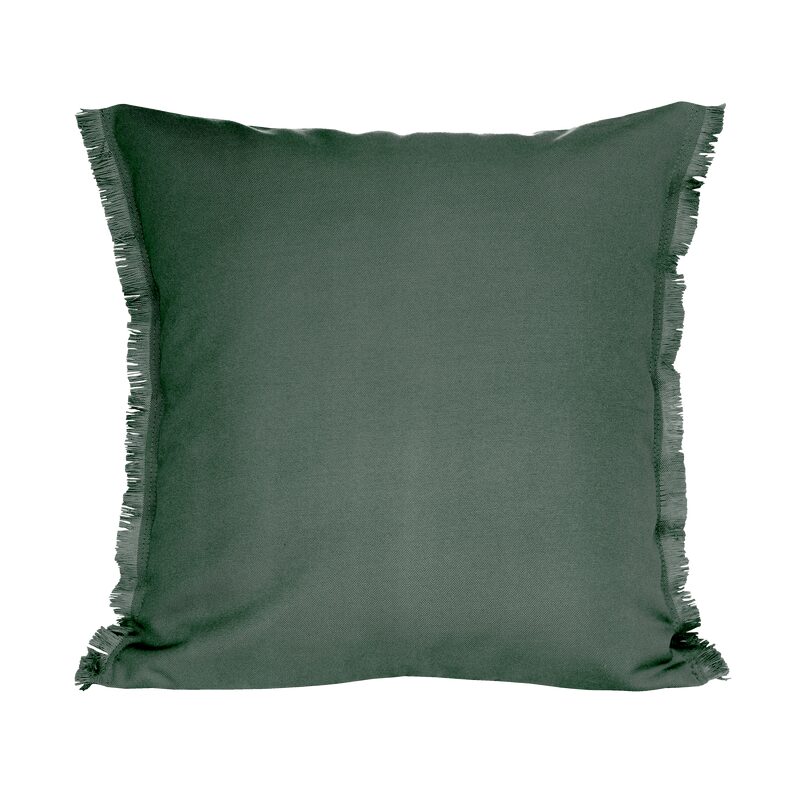 Housse de coussin BIMINI coloris kaki 45 x 45 cm