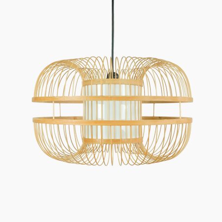 Abat-jour SHANXI coloris bambou 26 x 45 cm