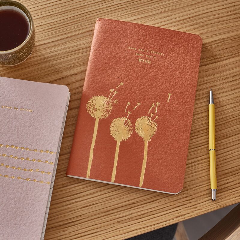 Carnet WISH coloris Orange Brulée