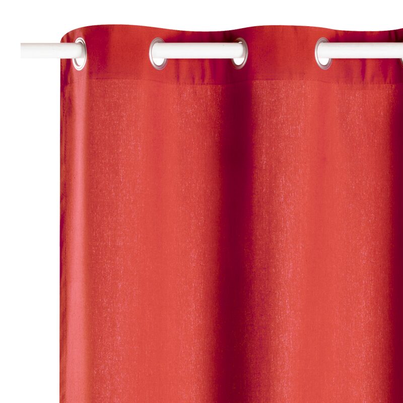 Rideau MARENGA coloris terre de sienne 140 x 260 cm
