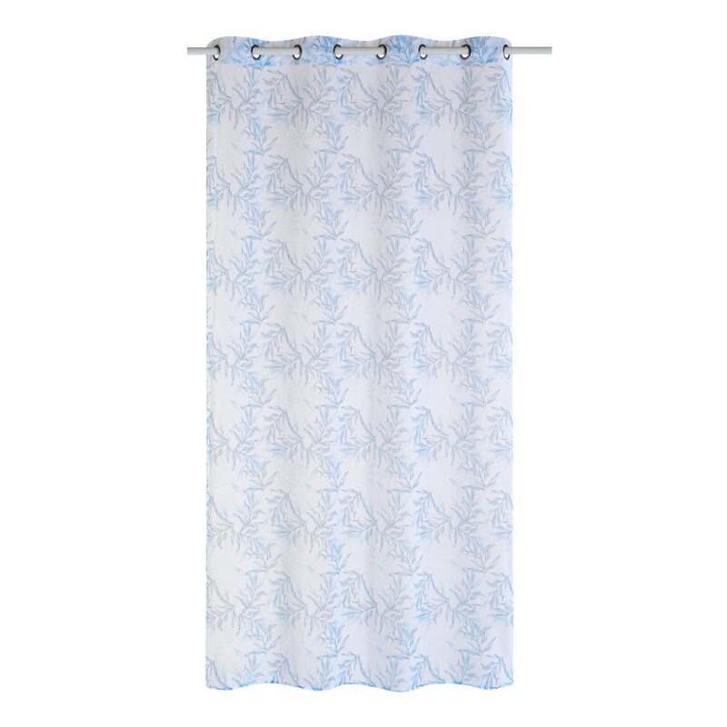 Voilage SYLLA coloris bleu clair 140 x 250 cm