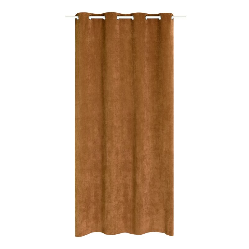 Rideau GATIEN coloris camel 140 x 260 cm