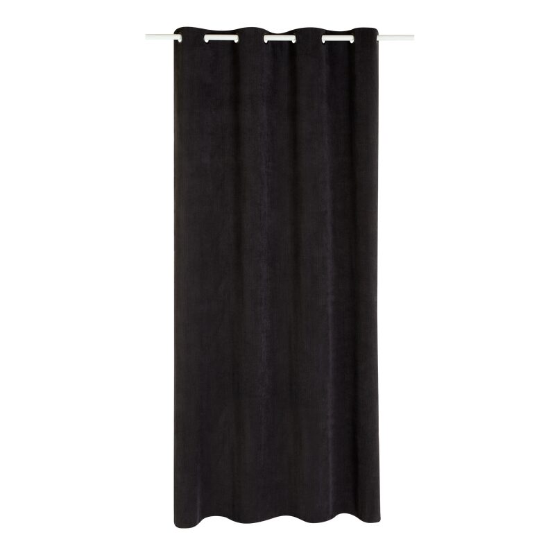 Rideau GATIEN coloris noir 140 x 260 cm