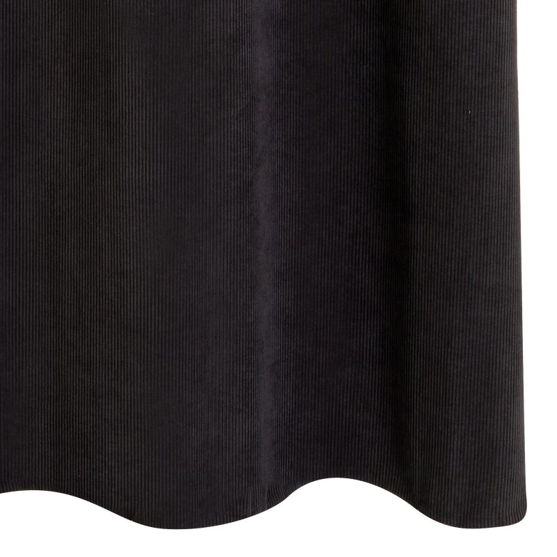 Rideau GATIEN coloris noir 140 x 260 cm
