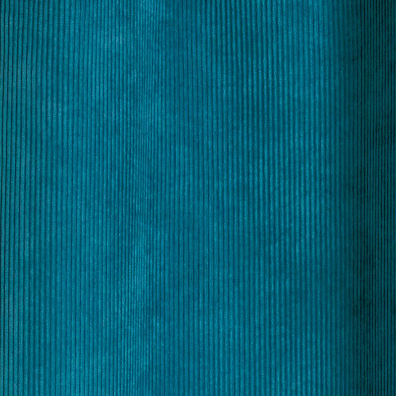 Rideau GATIEN coloris bleu paon 140 x 260 cm