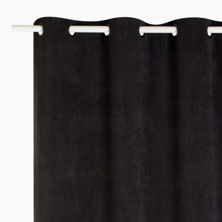 Rideau GATIEN coloris noir 140 x 260 cm
