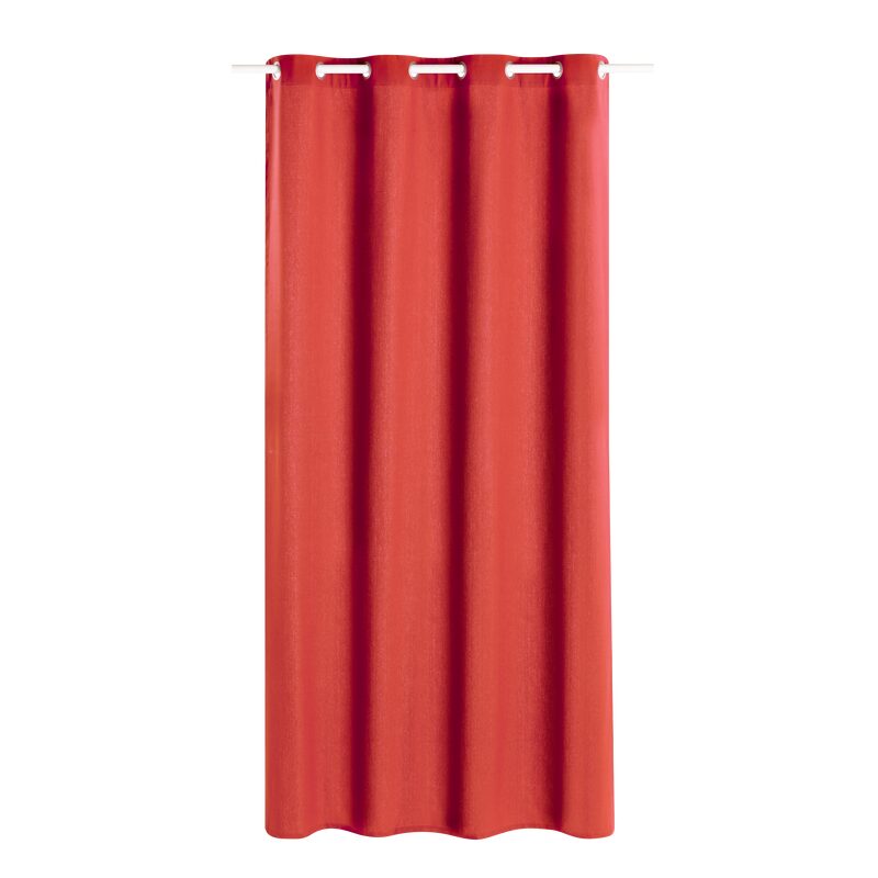 Rideau MARENGA coloris terre de sienne 140 x 260 cm