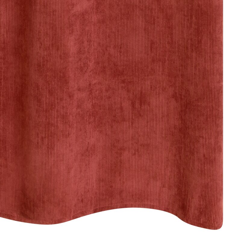 Rideau GATIEN coloris rouille 140 x 260 cm