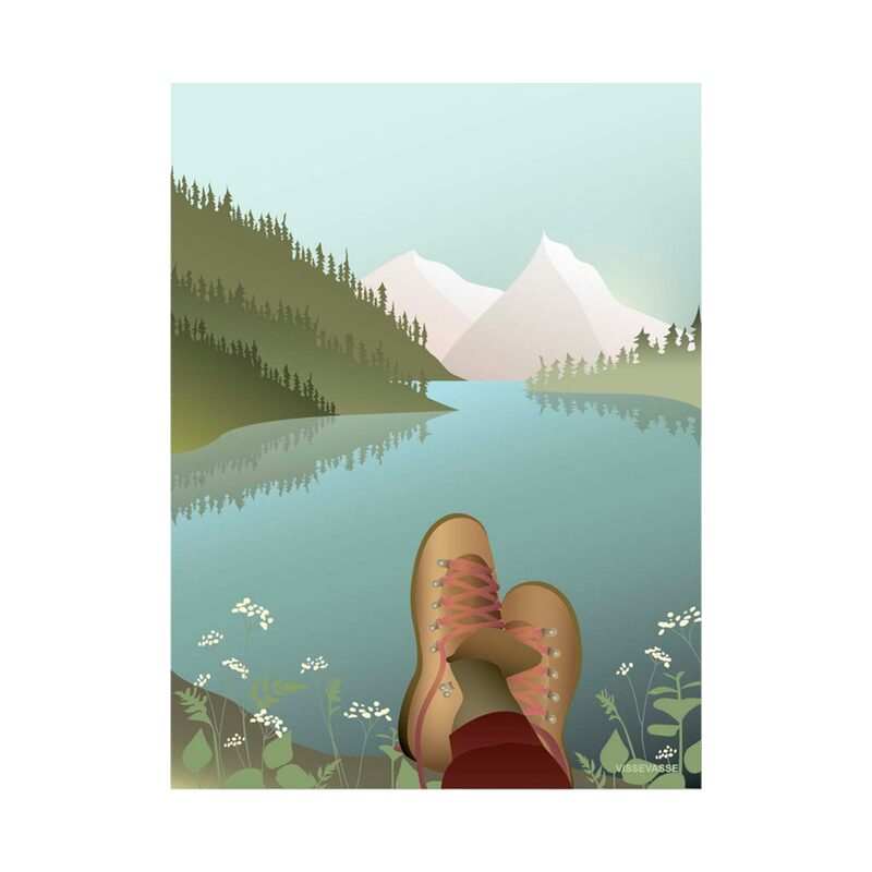 Affiche AFTER THE HIKE 30 x 40 cm