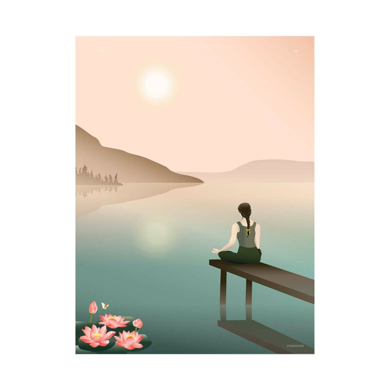 Affiche LOTUS 30 x 40 cm