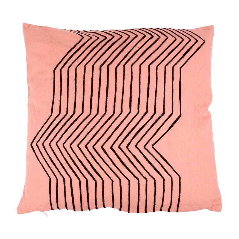 Coussin MADINA coloris rose 50 x 50 cm