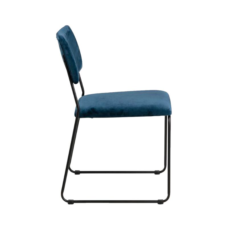 Chaise CORNELIA coloris bleu nuit