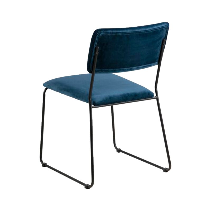 Chaise CORNELIA coloris bleu nuit