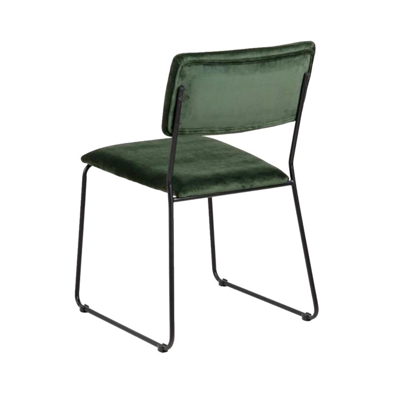 Chaise CORNELIA coloris vert sapin