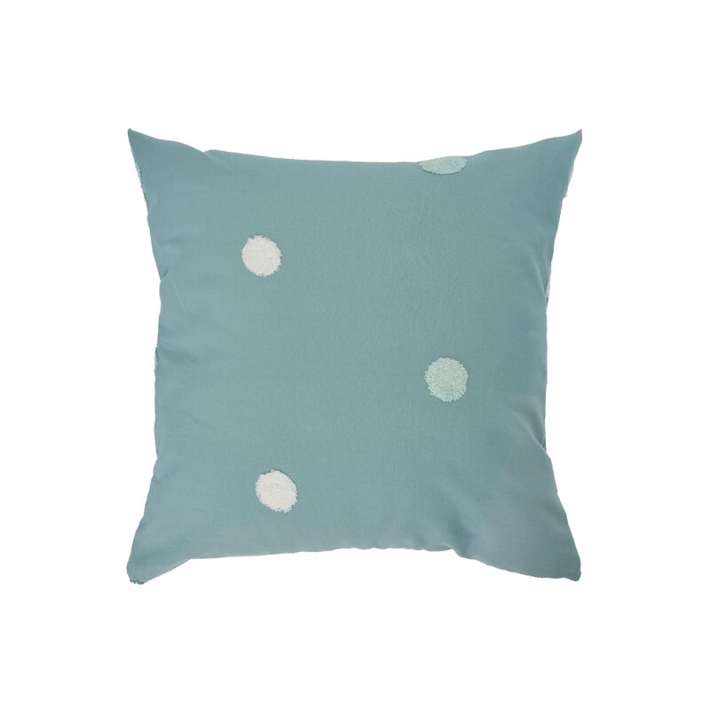 Coussin PEA coloris bleu 45 x 45 cm