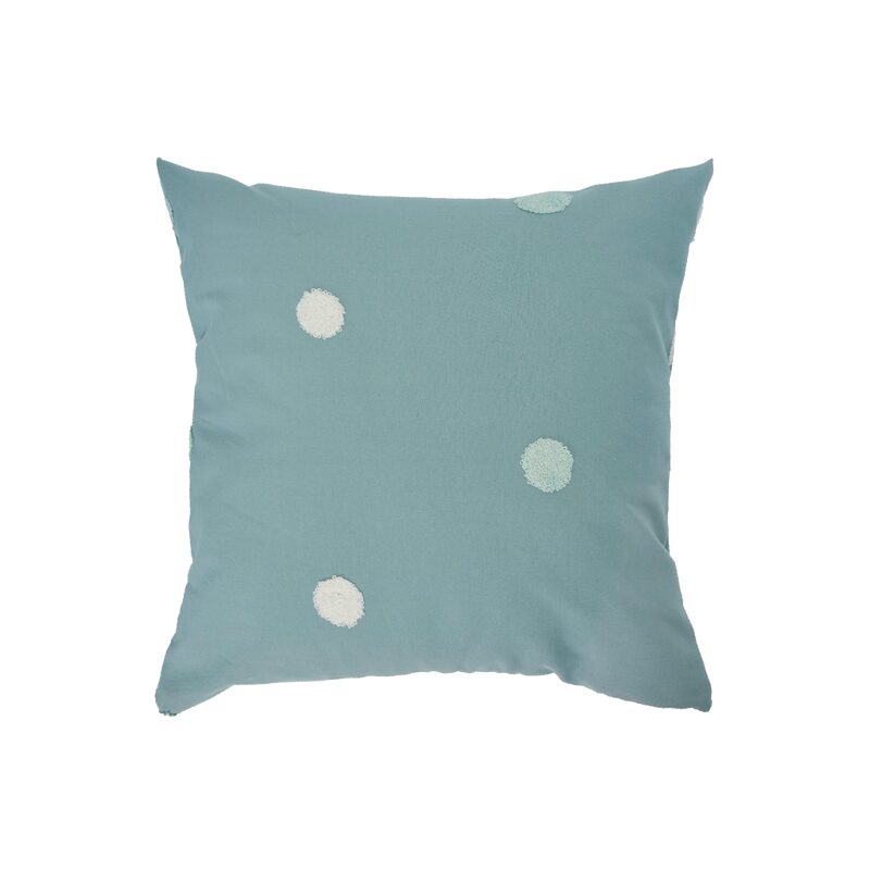 Coussin PEA coloris bleu 45 x 45 cm