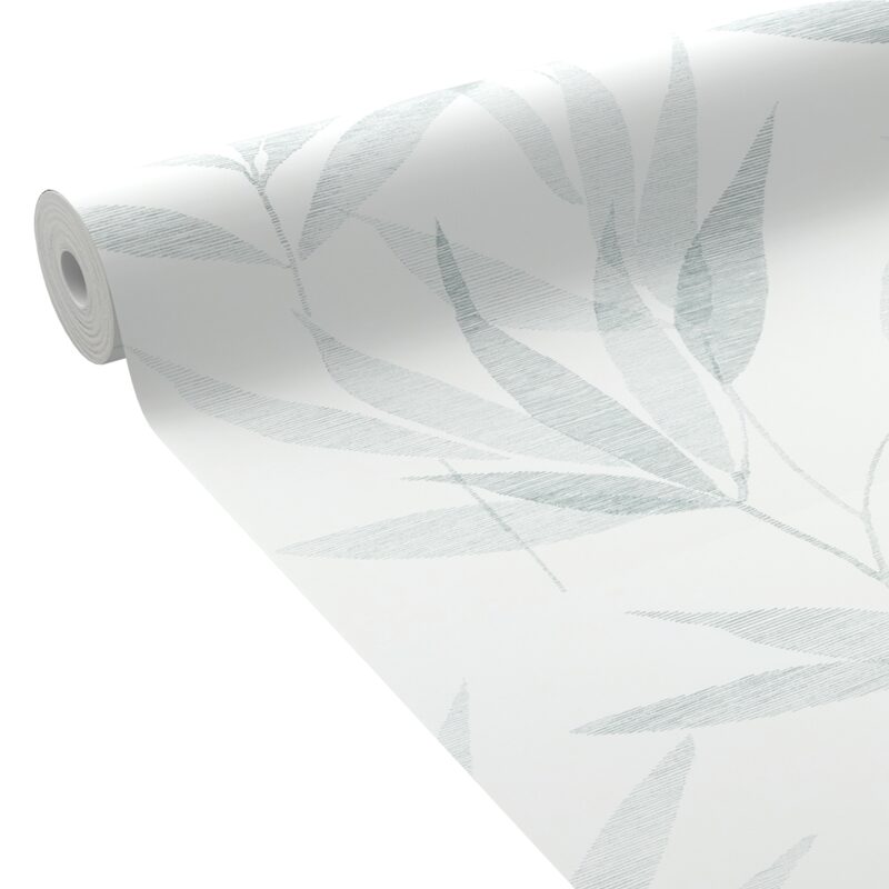 Papier peint intissé MAÏALA coloris vert anglais