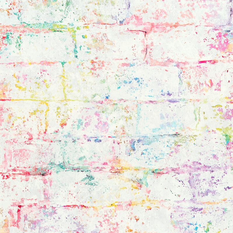 Papier peint intissé JOY coloris multicolore