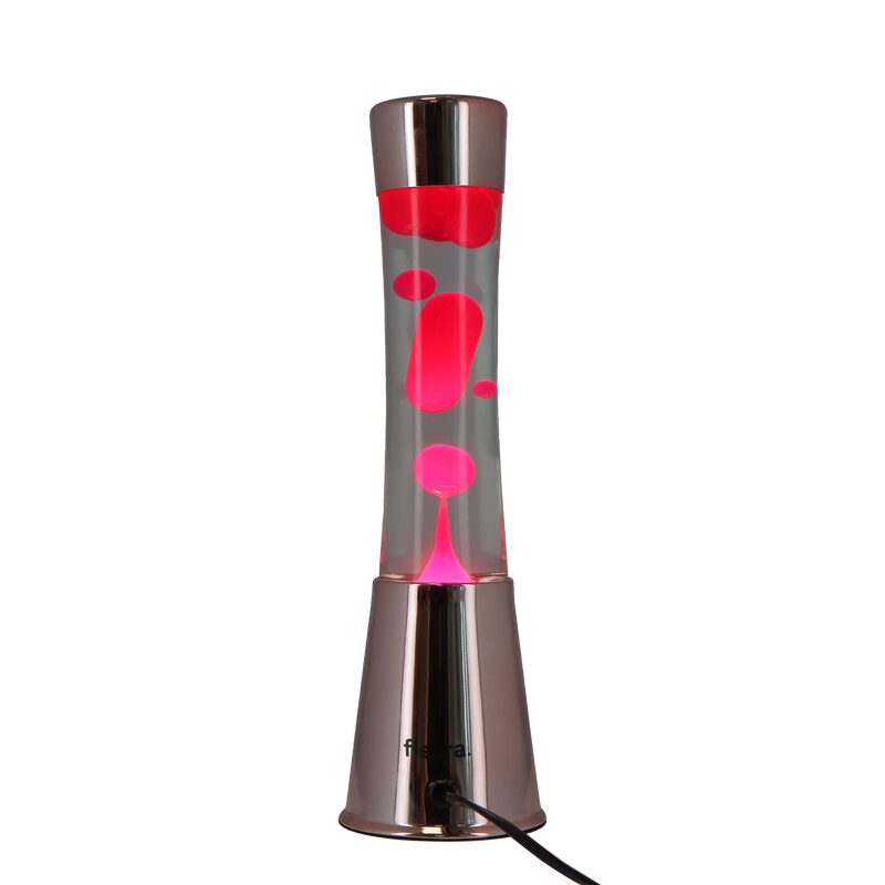 Lampe à lave LAVA PINK coloris rose 39,5 x 11 cm
