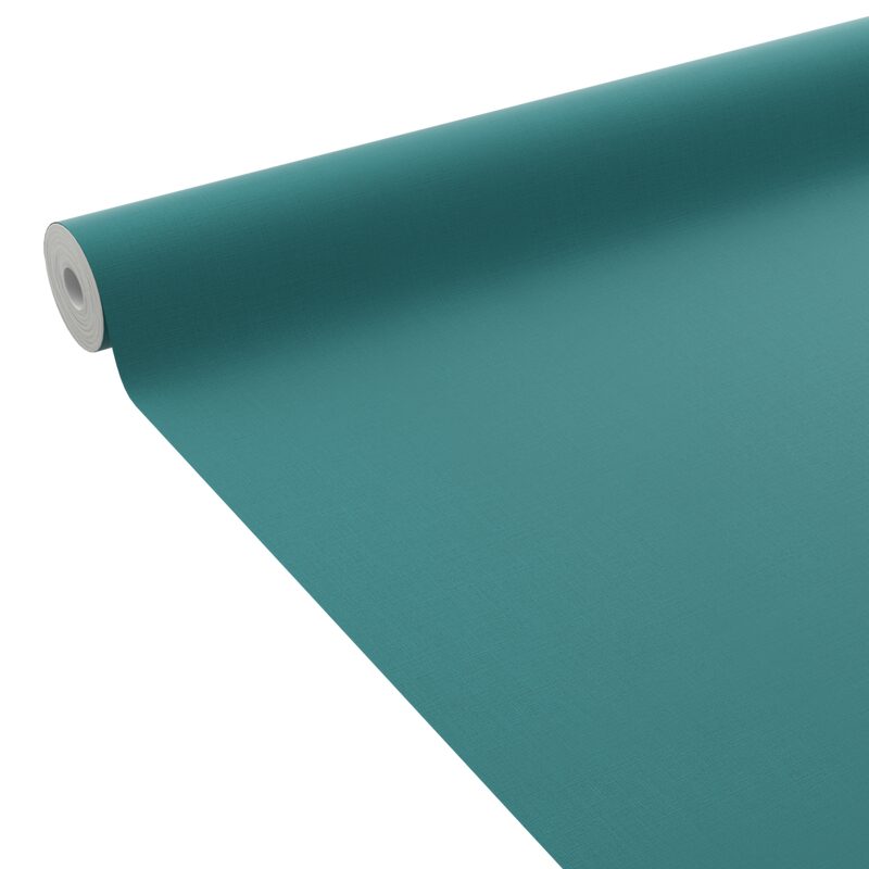Papier peint intissé MALYA coloris bleu canard