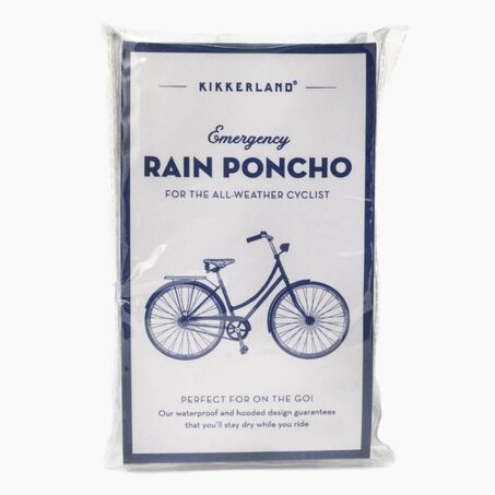 Kikkerland Veste SOS PONCHO coloris blanc