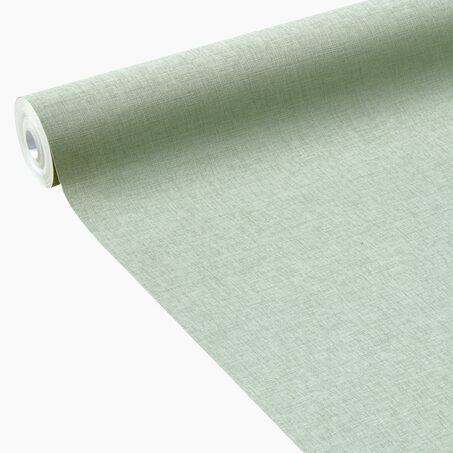 Papier peint intissé MALYA coloris vert de gris