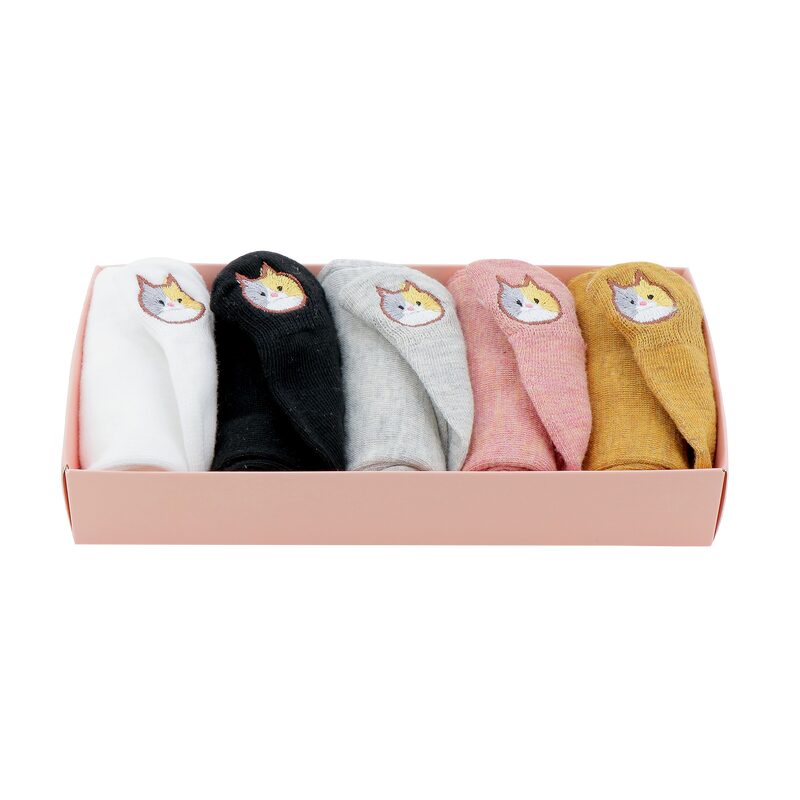 Chaussettes COFFRET LANGUETTE CHAT coloris multicolore