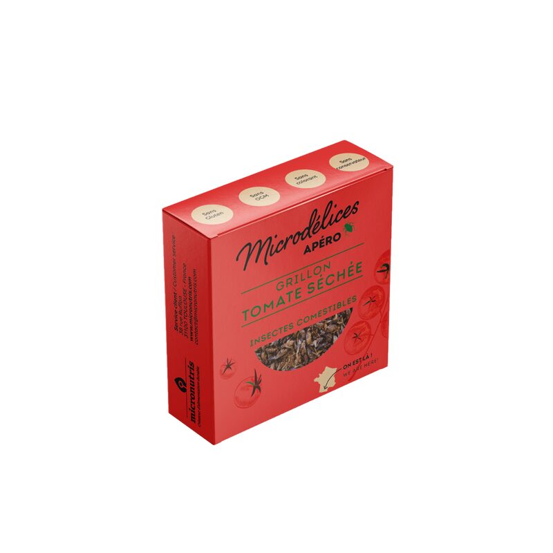Insectes GRILLON TOMATE SECHEE