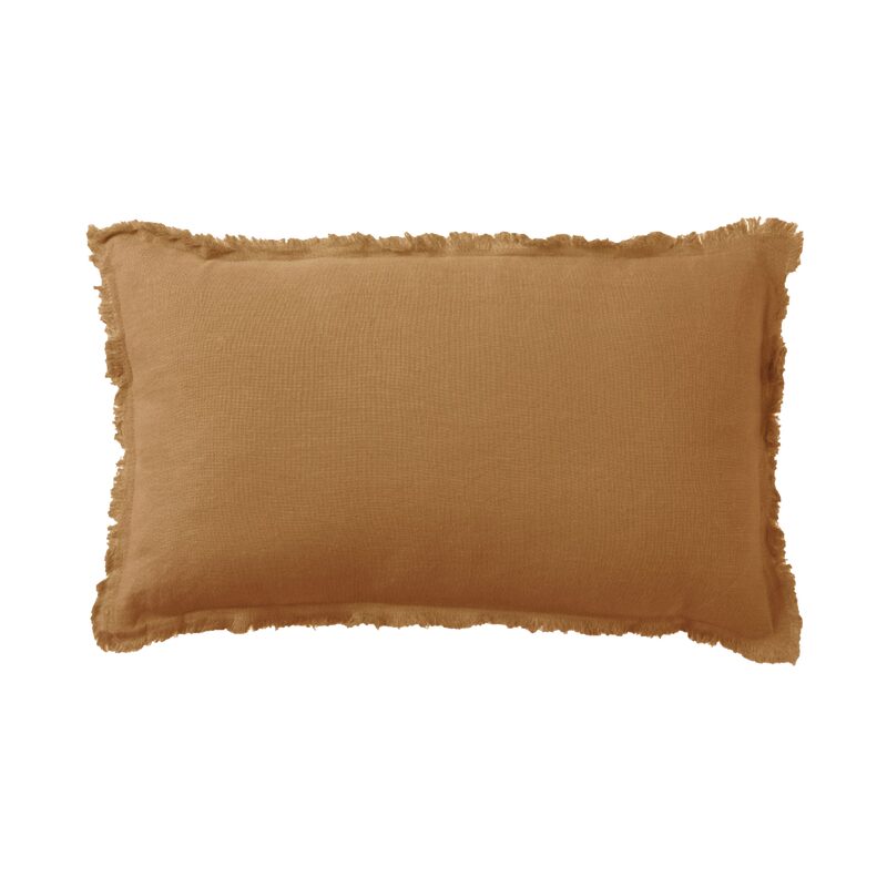 Coussin NAYA coloris honey 30 x 50 cm