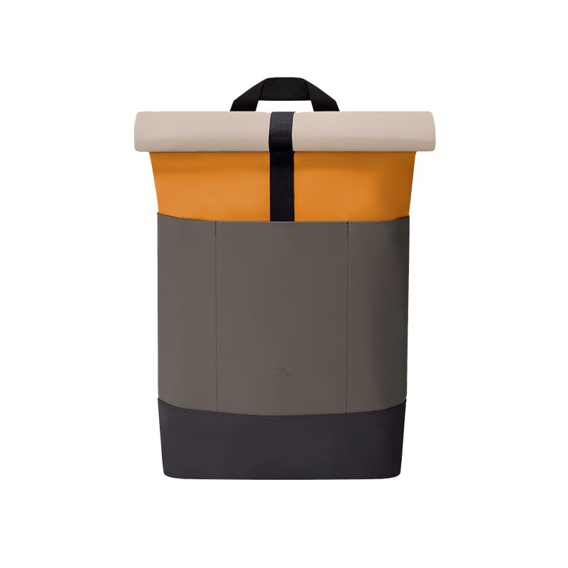 Sac à dos HAJO coloris gris et moutarde