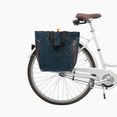 COBAGS Sacoche vélo CABAS PORTE BAGAGES coloris bleu