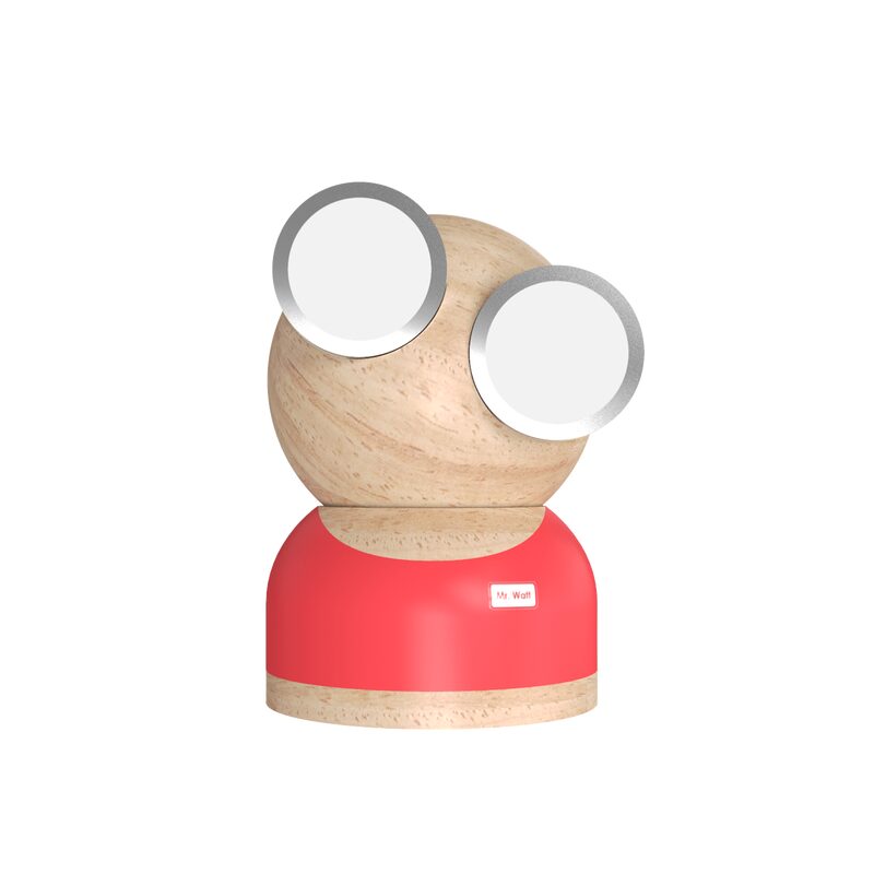 Lampe à poser Mr WATT coloris rouge 24 x 19 cm