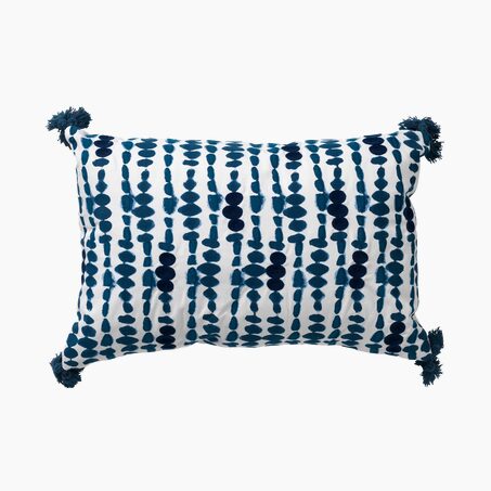 Coussin GABANNA coloris bleu 40 x 60 cm