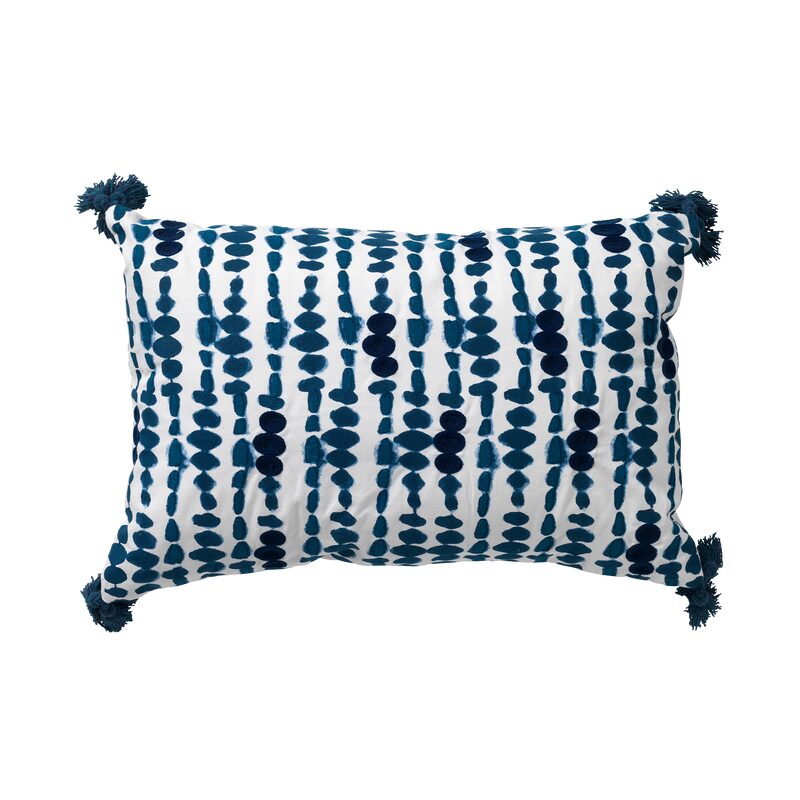 Coussin GABANNA coloris bleu 40 x 60 cm