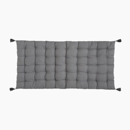 Coussin de sol OTTO coloris gris 60 x 120 cm