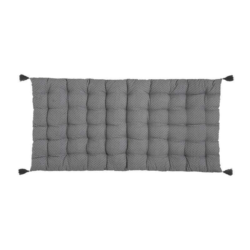 Coussin de sol OTTO coloris gris 60 x 120 cm