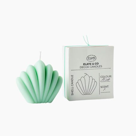 Elate & Co Bougie SHELL coloris vert