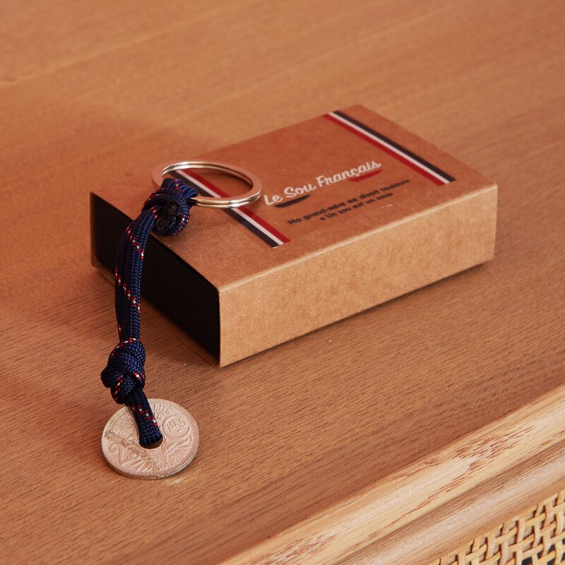 Porte clef LE BANDIT coloris bleu