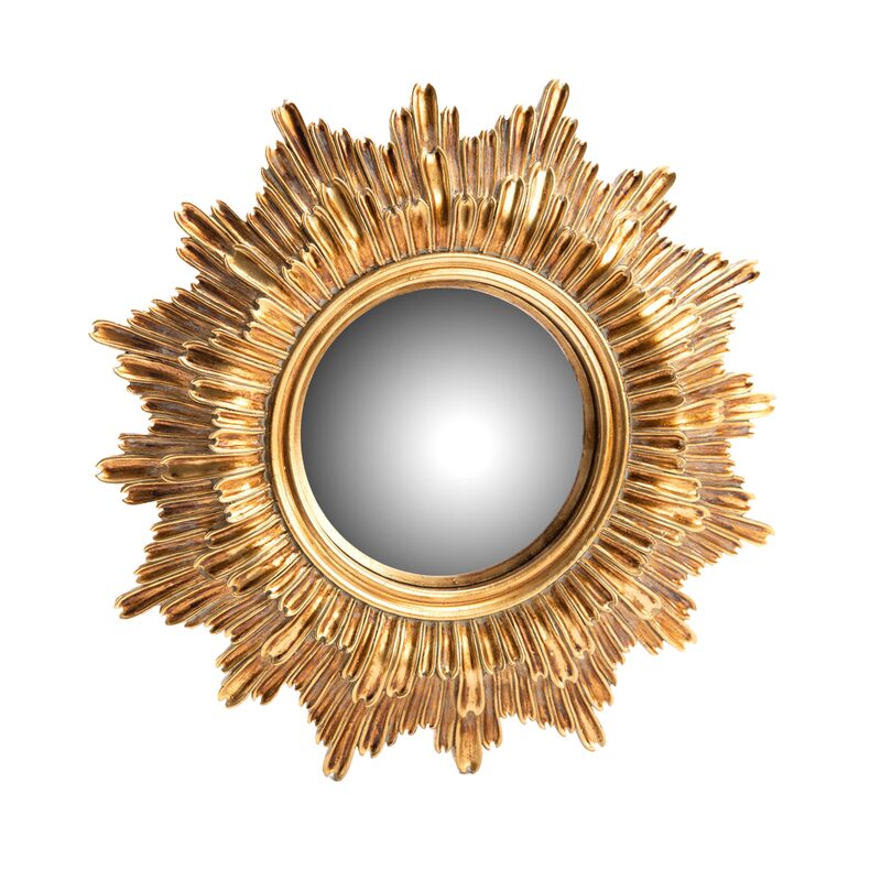 Miroir en métal CONSTANCE 30 x 30 cm