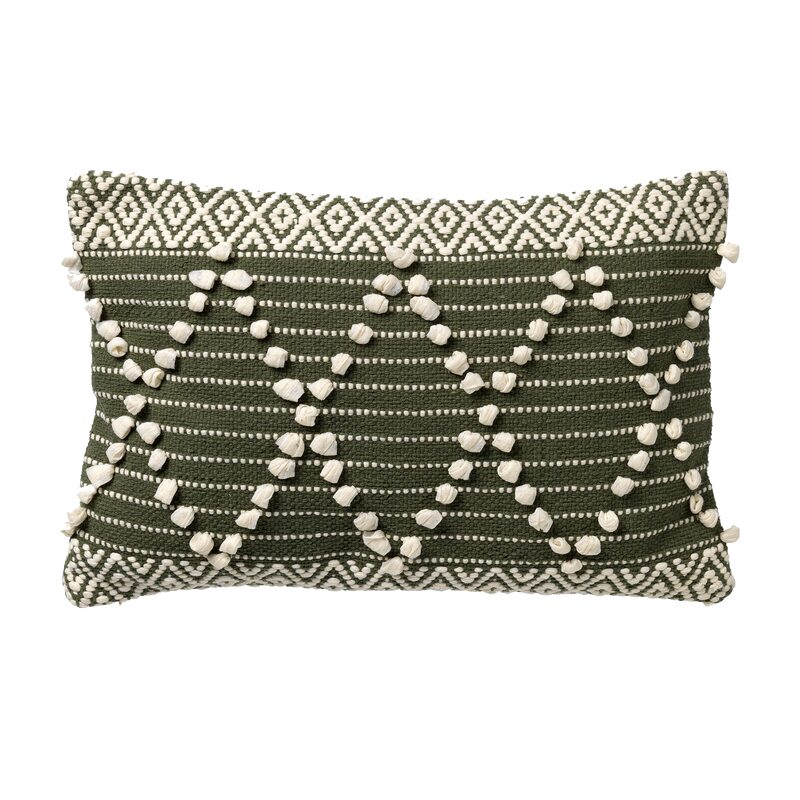 Coussin JYLY coloris olive 40 x 60 cm