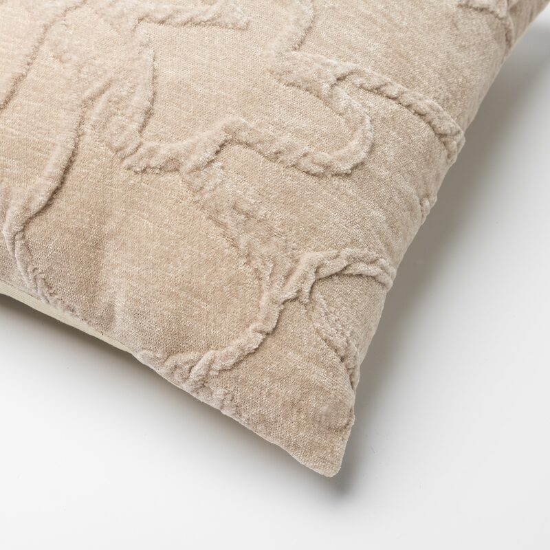 Coussin HEAVEN coloris ivoire 45 x 45 cm