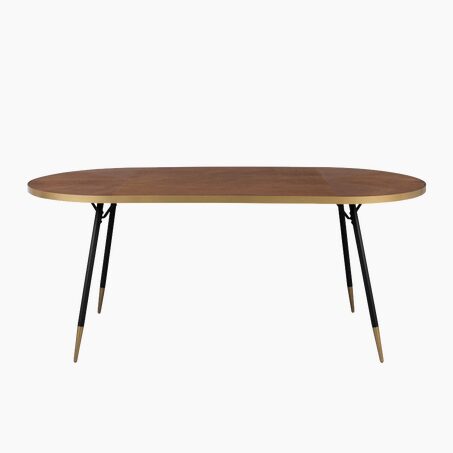 4MURS Table extensible FIGARI coloris chêne clair 180 x 85 cm